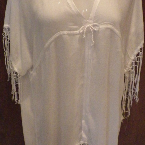 Women's Ligne Kiwi White Coverup Made in France - Picture 2 of 8